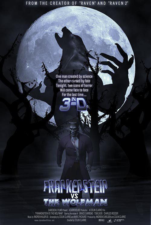 Frankenstein vs. the Wolfman in 3-D0