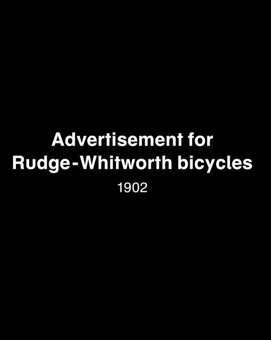 Rudge and Whitworth, Britain's Best Bicycle0