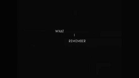 What I Remember0