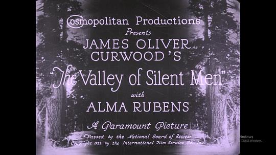 The Valley of Silent Men0